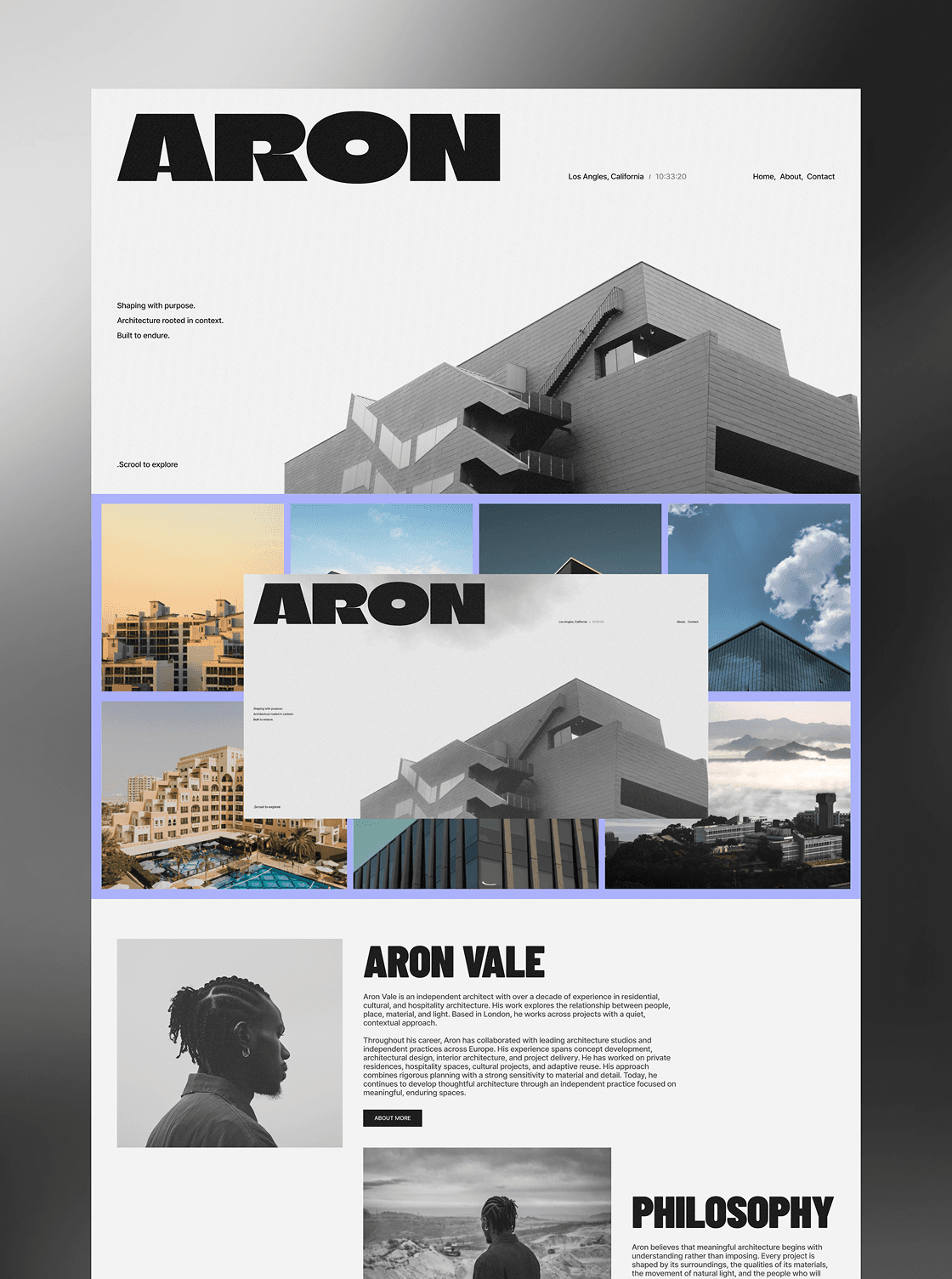 ARON template preview