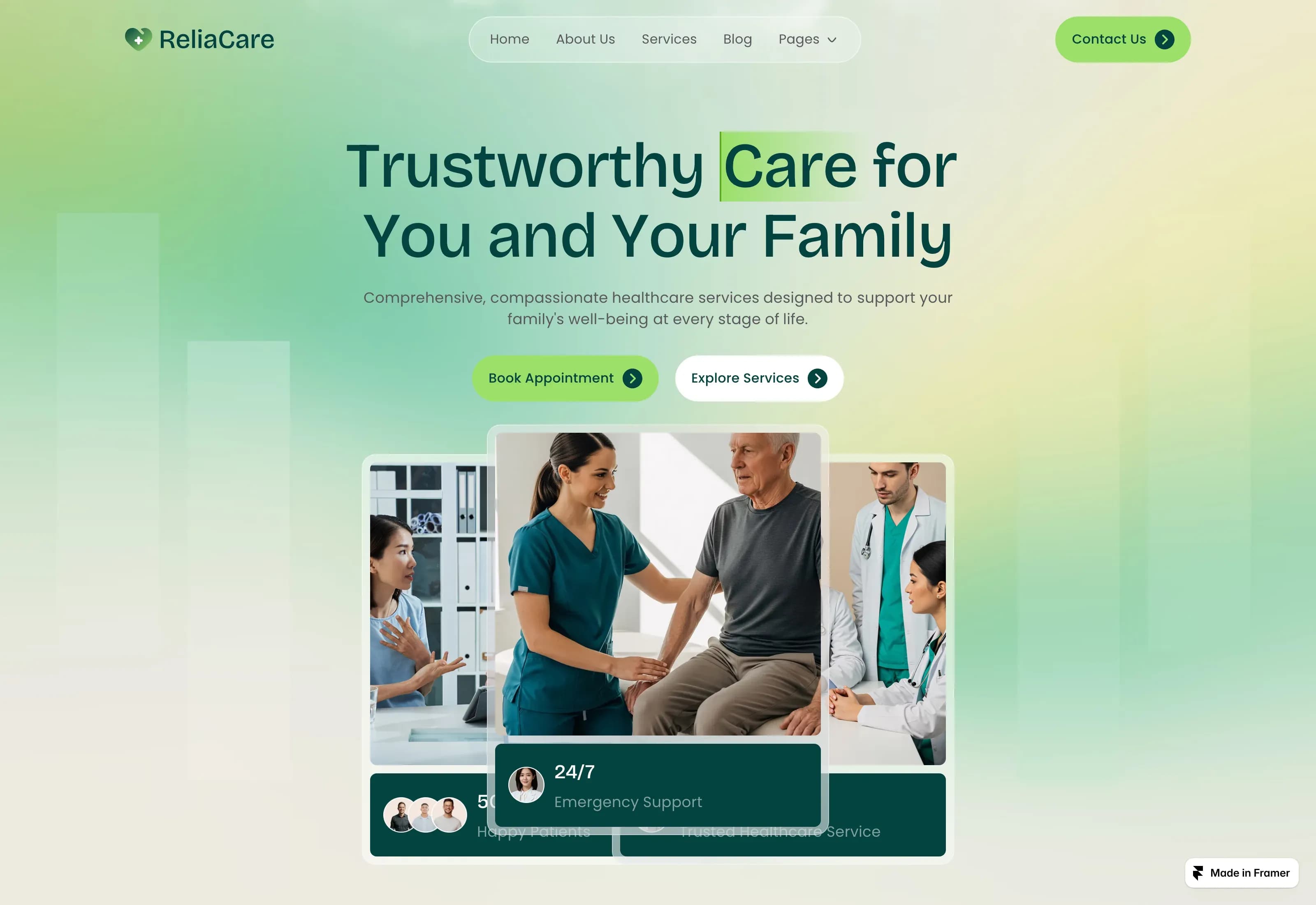 Home Health Care Website Templates: Built for Two Audiences, Not One